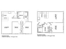 Erie Independence House - McClelland Mobility Impaired Apartments Floor Plan